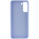 Силіконовий чохол Candy для Samsung Galaxy S21+ Блакитний / Lilac Blue - фото