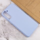 Силіконовий чохол Candy для Samsung Galaxy S21+ Блакитний / Lilac Blue - фото