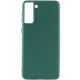 Силіконовий чохол Candy для Samsung Galaxy S21+ Зелений / Forest green - фото