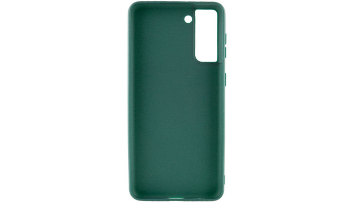 Силіконовий чохол Candy для Samsung Galaxy S21+ Зелений / Forest green - фото
