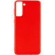 Силіконовий чохол Candy для Samsung Galaxy S21+ Червоний - фото