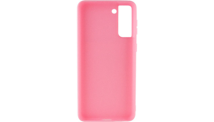 Силіконовий чохол Candy для Samsung Galaxy S21+ Рожевий - фото