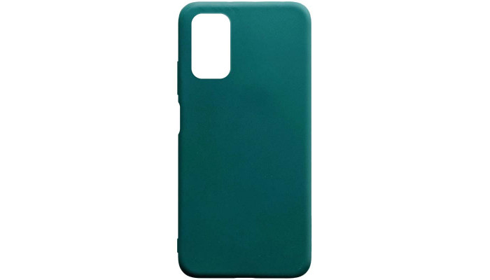 Силиконовый чехол Candy для Xiaomi Poco M3 Зеленый / Forest green - фото