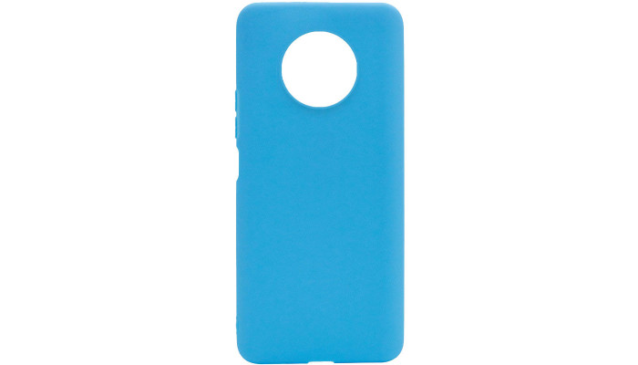 Силіконовий чохол Candy для Xiaomi Redmi Note 9 5G / Note 9T Блакитний - фото