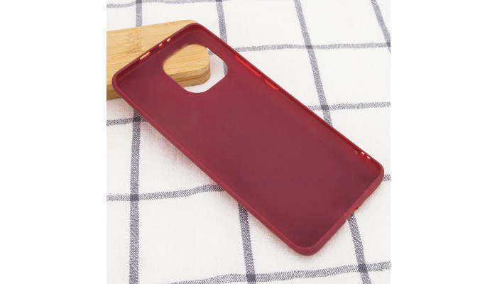 Силіконовий чохол Candy для Xiaomi Mi 11 Бордовий - фото
