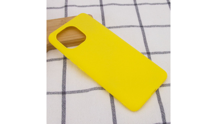 Силіконовий чохол Candy для Xiaomi Mi 11 Жовтий - фото