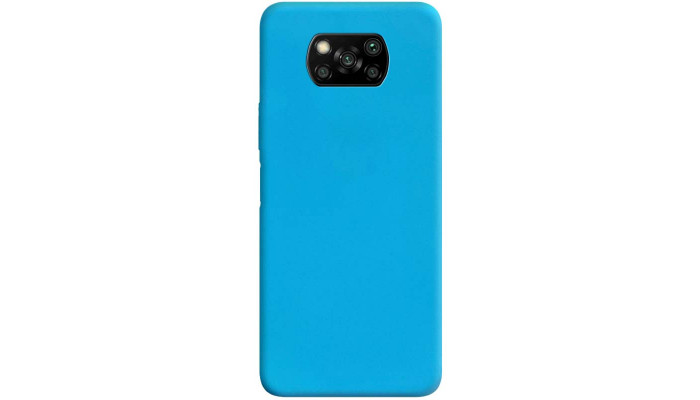 Силіконовий чохол Candy для Xiaomi Poco X3 NFC / Poco X3 Pro Блакитний - фото