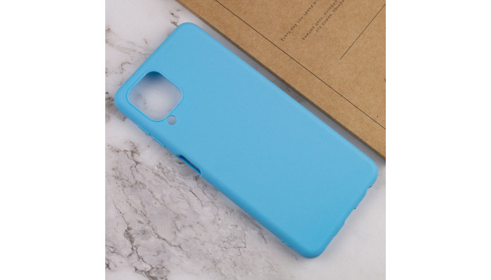 Силіконовий чохол Candy для Samsung Galaxy A22 4G / M22 4G Блакитний - фото
