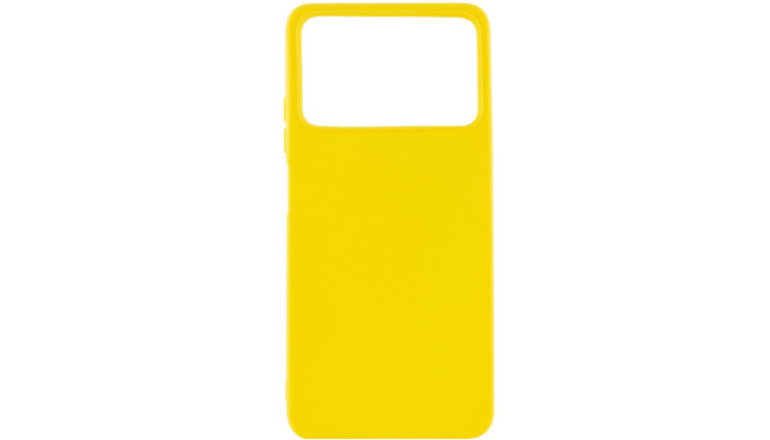 Силиконовый чехол Candy для Xiaomi Poco X4 Pro 5G Желтый - фото