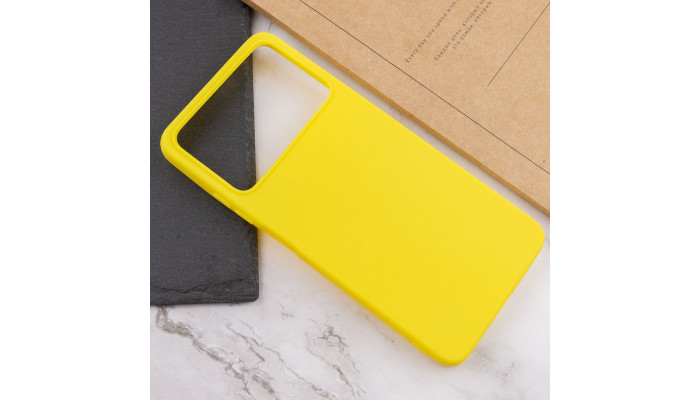 Силиконовый чехол Candy для Xiaomi Poco X4 Pro 5G Желтый - фото