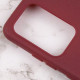 Силиконовый чехол Candy для Xiaomi Redmi Note 11E Бордовый - фото
