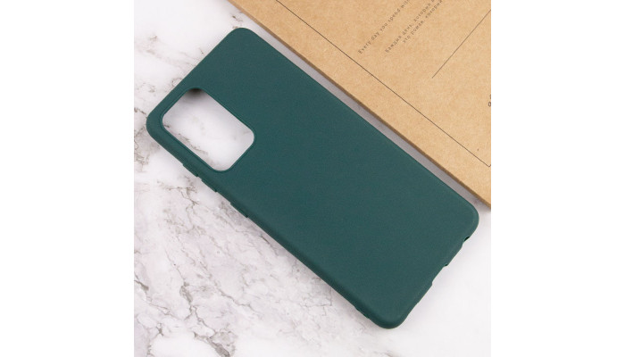 Силіконовий чохол Candy для Xiaomi Redmi Note 11E Зелений / Forest green - фото