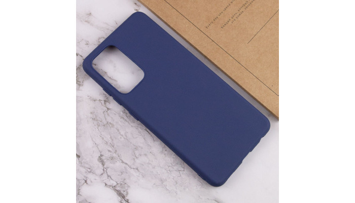 Силіконовий чохол Candy для Xiaomi Redmi Note 11E Синій - фото