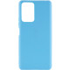 Силиконовый чехол Candy для Xiaomi Poco M5 Голубой - фото