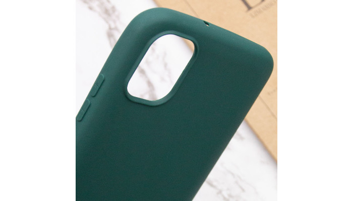 Силіконовий чохол Candy для Samsung Galaxy A04 Зелений / Forest green - фото