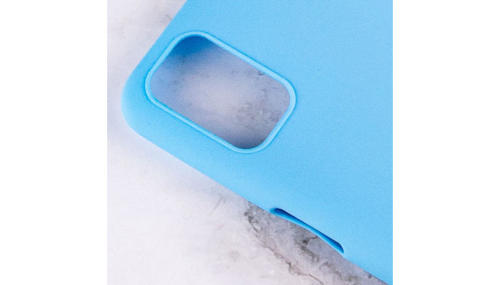 Силиконовый чехол Candy для Oppo A57s / A77s Голубой - фото