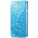 Шкіряний чохол книжка GETMAN Mandala (PU) для Xiaomi Redmi Note 10 / Note 10s Синій