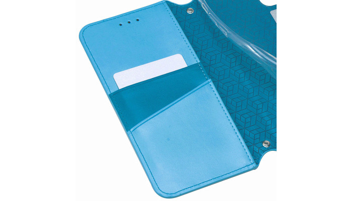 Кожаный чехол книжка GETMAN Mandala (PU) для Xiaomi Mi 10T / Mi 10T Pro Синий - фото