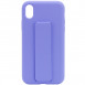 Чохол Silicone Case Hand Holder для Apple iPhone XS Max (6.5") Бузковий / Dasheen