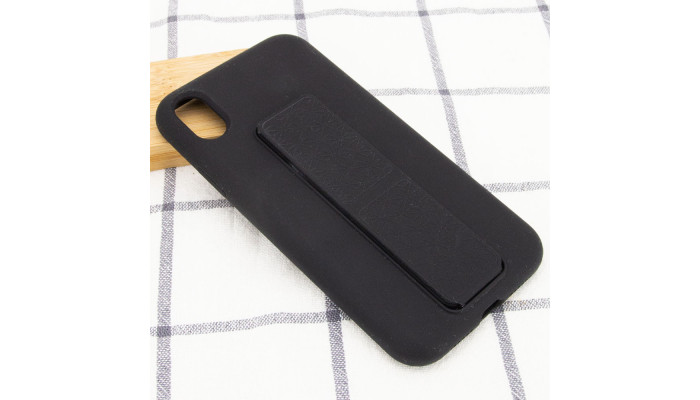 Чехол Silicone Case Hand Holder для Apple iPhone XS Max (6.5