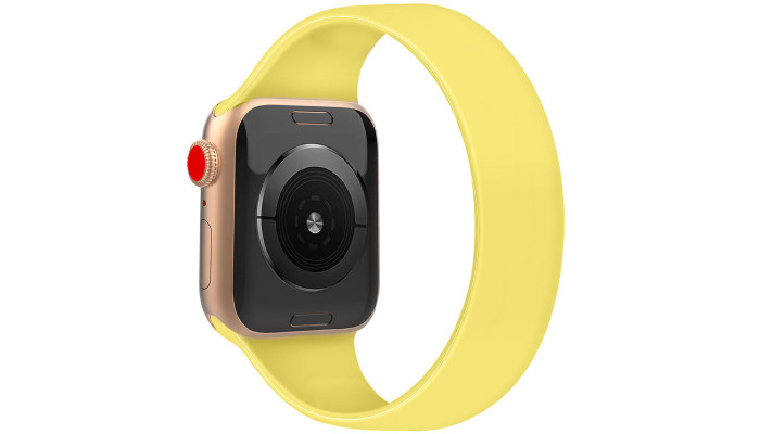 Ремінець Solo Loop для Apple watch 38mm/40mm 177mm (9) Жовтий / Ginger - фото