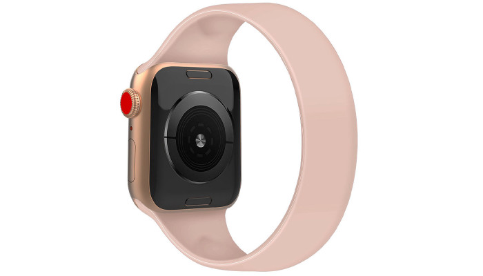 Ремінець Solo Loop для Apple watch 38mm/40mm 177mm (9) Рожевий / Pink Sand - фото