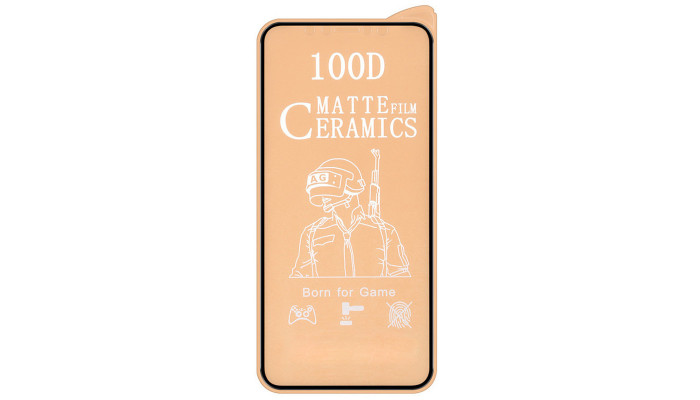 Защитная пленка Ceramics Matte 9D (без упак.) для Apple iPhone 13 / 13 Pro (6.1