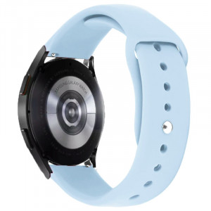 Силиконовый ремешок Sport для Smart Watch 20mm Голубой / Light Blue