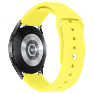 Силиконовый ремешок Sport для Smart Watch 20mm Желтый / Bright Yellow