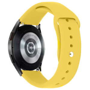 Силиконовый ремешок Sport для Smart Watch 20mm Желтый / Yellow