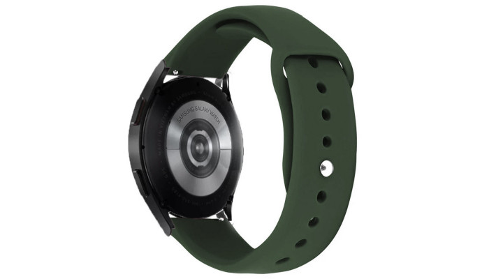 Силиконовый ремешок Sport для Smart Watch 20mm Зеленый / Cyprus Green - фото