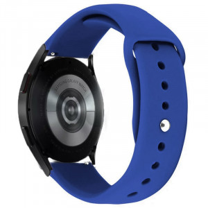 Силиконовый ремешок Sport для Smart Watch 20mm Синий / Shiny blue