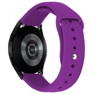 Силиконовый ремешок Sport для Smart Watch 20mm Фиолетовый / Dark Purple