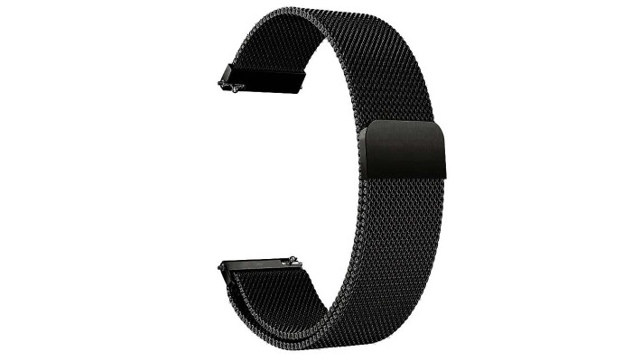 Ремешок Milanese Loop для Smart Watch 20mm Black - фото