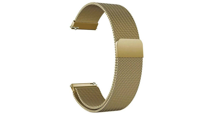 Ремешок Milanese Loop для Smart Watch 20mm Champagne - фото