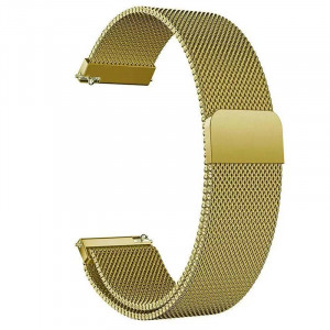 Ремешок Milanese Loop для Smart Watch 20mm Gold