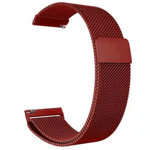 Ремешок Milanese Loop для Smart Watch 20mm Red