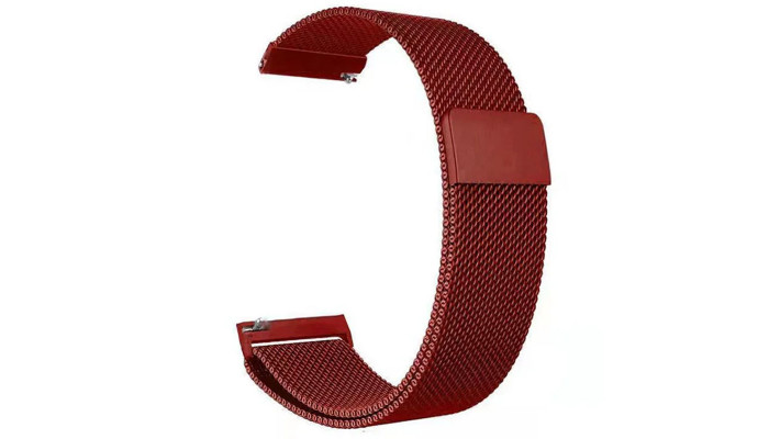 Ремешок Milanese Loop для Smart Watch 20mm Red - фото