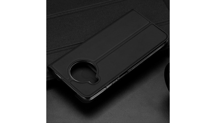 Чохол-книжка Dux Ducis з кишенею для візиток для Xiaomi Mi 10T Lite / Redmi Note 9 Pro 5G Чорний - фото