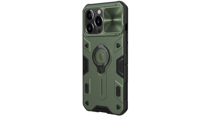 TPU+PC чехол Nillkin CamShield Armor no logo (шторка на камеру) для Apple iPhone 13 Pro Max (6.7