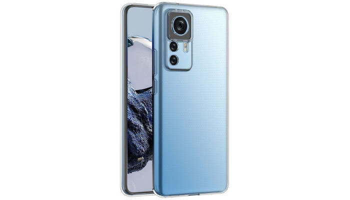 TPU чехол Epic Transparent 1,5mm Full Camera для Xiaomi 12T / 12T Pro Бесцветный (прозрачный) - фото