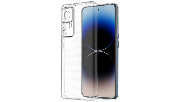 TPU чехол Epic Transparent 1,5mm Full Camera для Xiaomi 12T / 12T Pro Бесцветный (прозрачный) - фото