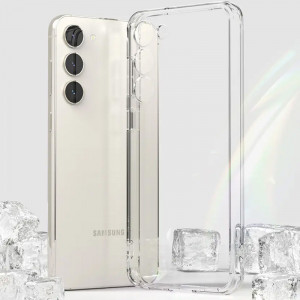 TPU чохол Epic Transparent 1,5mm Full Camera для Samsung Galaxy S23 Безбарвний (прозорий)