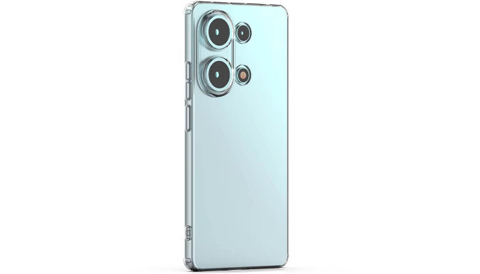 TPU чехол Epic Transparent 1,5mm Full Camera для Xiaomi Redmi Note 13 Pro 4G / Poco M6 Pro 4G Бесцветный (прозрачный) - фото