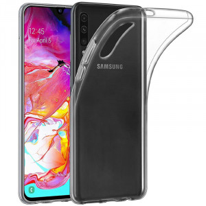 TPU чохол Epic Transparent 1,5mm для Samsung Galaxy A70 (A705F) Безбарвний (прозорий)