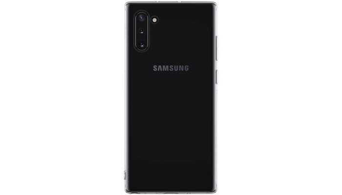 TPU чехол Epic Transparent 1,5mm для Samsung Galaxy Note 10 Бесцветный (прозрачный) - фото