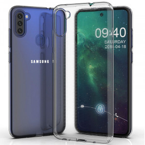 TPU чехол Epic Transparent 1,5mm для Samsung Galaxy A11 / M11 Бесцветный (прозрачный)