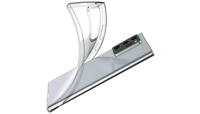 TPU чехол Epic Transparent 1,5mm для Samsung Galaxy Note 20 Бесцветный (прозрачный) - фото