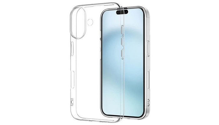 TPU чехол Epic Transparent 1,5mm для Apple iPhone 16 (6.1