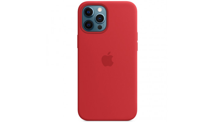 Чохол Silicone case (AAA) full with Magsafe для Apple iPhone 12 Pro Max (6.7